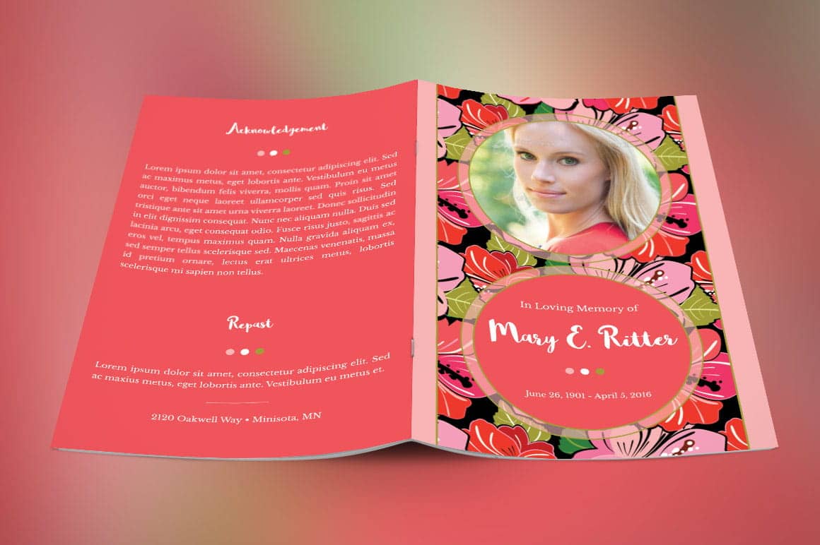 Funeral Program Template