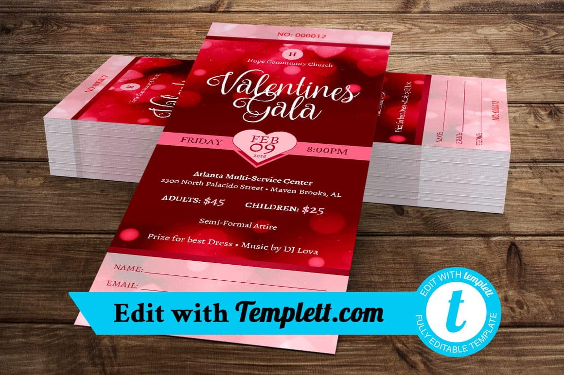 Valentines Gala Ticket