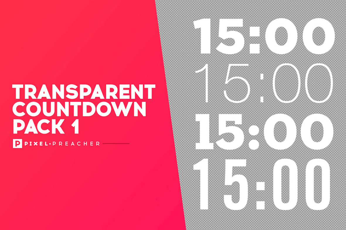 Transparent Countdown Pack