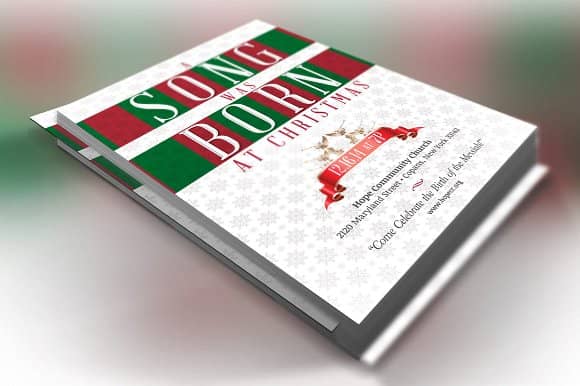 Christmas Musical Invitation Template