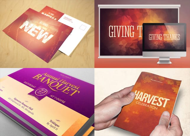 25% OFF Our Harvest Print Templates