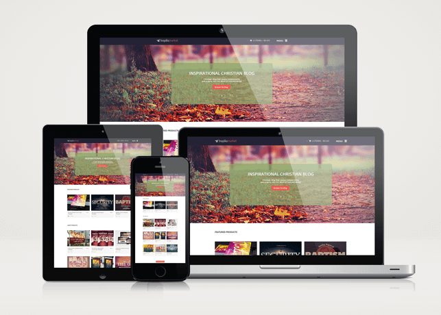 Responsive Website Mockup