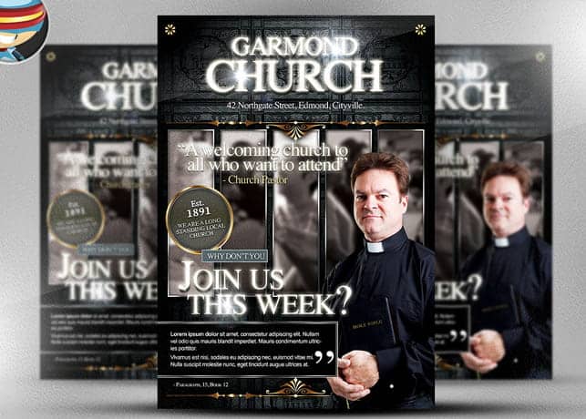 https://creativemarket.com/FlyerHeroes/17643-Garmond-Church-Flyer-Template