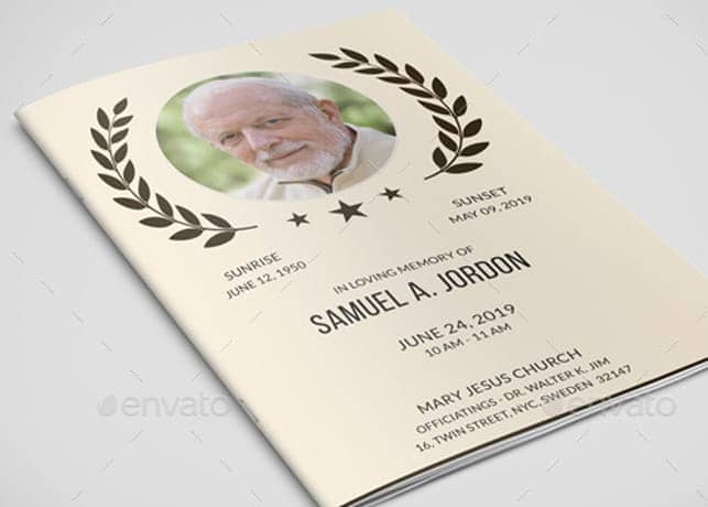 Funeral Program Template