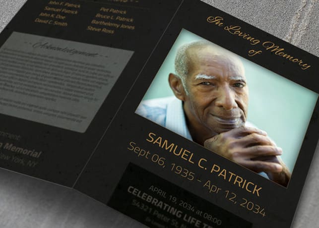 Funeral Template - BiFold