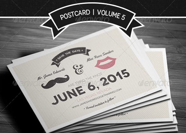 Save The Date Postcard Volume 5