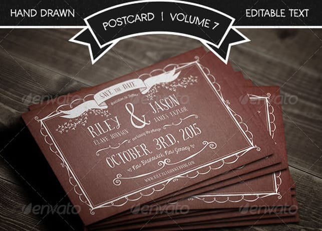Save The Date Postcard Volume 7