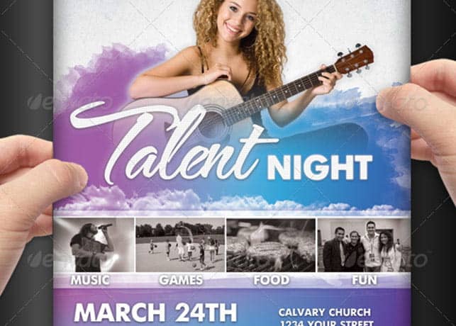 Talent Show Event Flyer