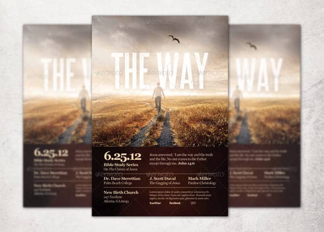 The Way Church Flyer and CD Template