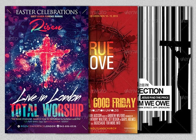 Christian Church Themed Flyer Bundle