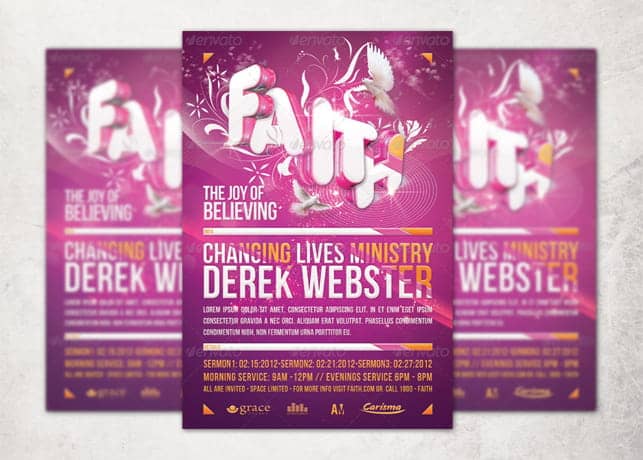 Faith Church Flyer and CD Template