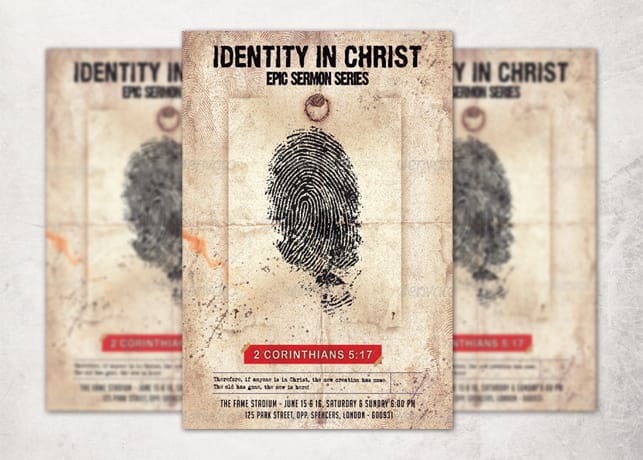 Identity Church Flyer Template