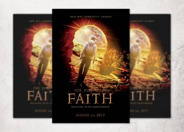 The Journey of Faith Church Flyer