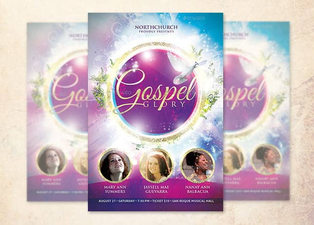 Gospel Glory Church Flyer