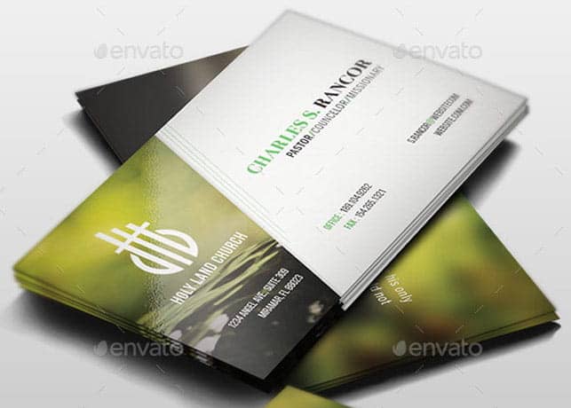 Church Business Card Template