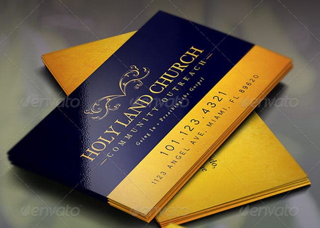 Church Scripture Card Template