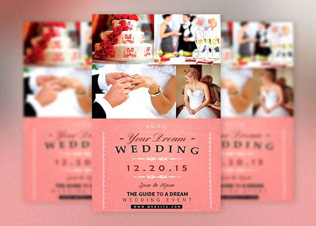 Dream Wedding Event Flyer Template