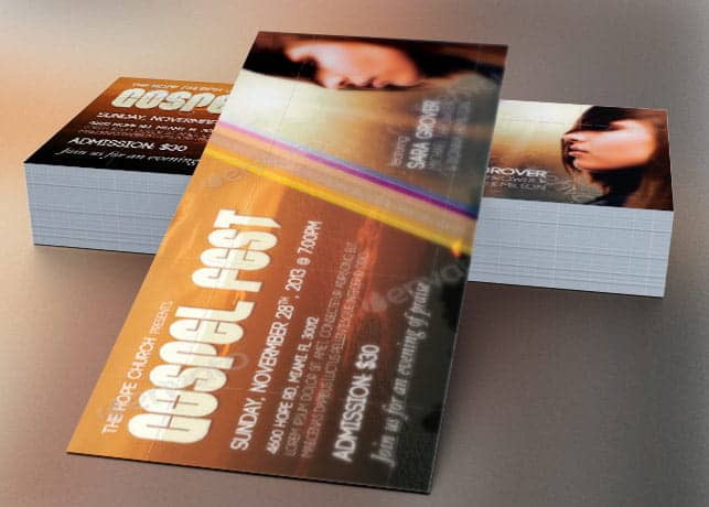 Gospel Fest Concert Flyer Template