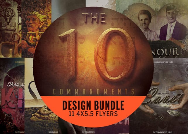 Ten Commandments Flyer Bundle