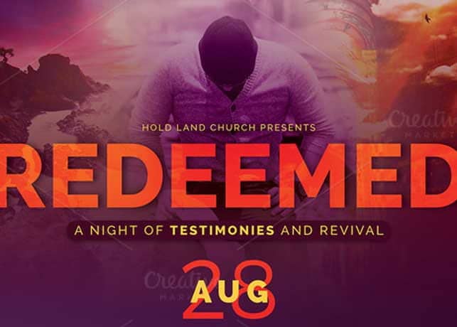 Redeemed Revival Church Flyer Template