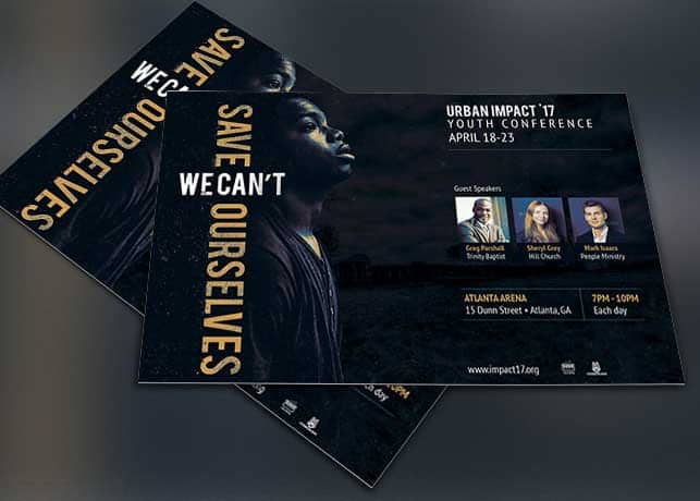 Church Urban Ministry Flyer Poster Template