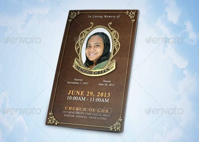 Legacy Funeral Program