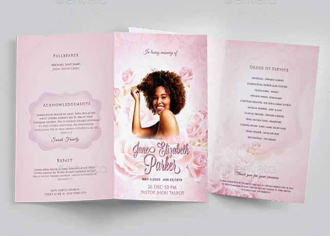 Funeral Program Template