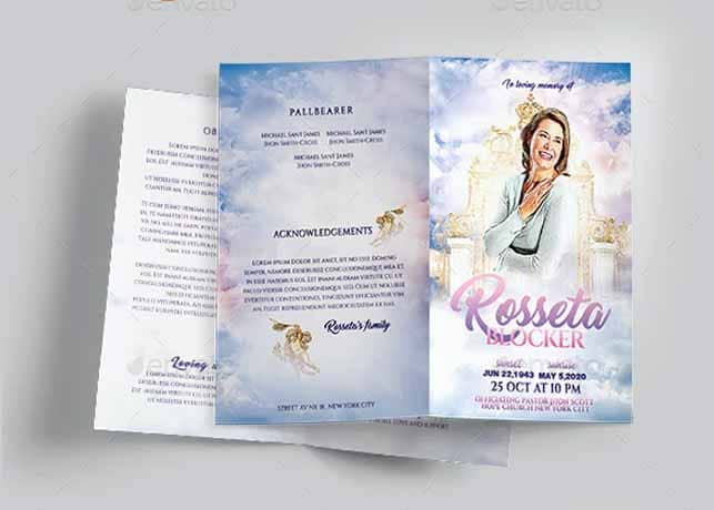 Funeral Program Template