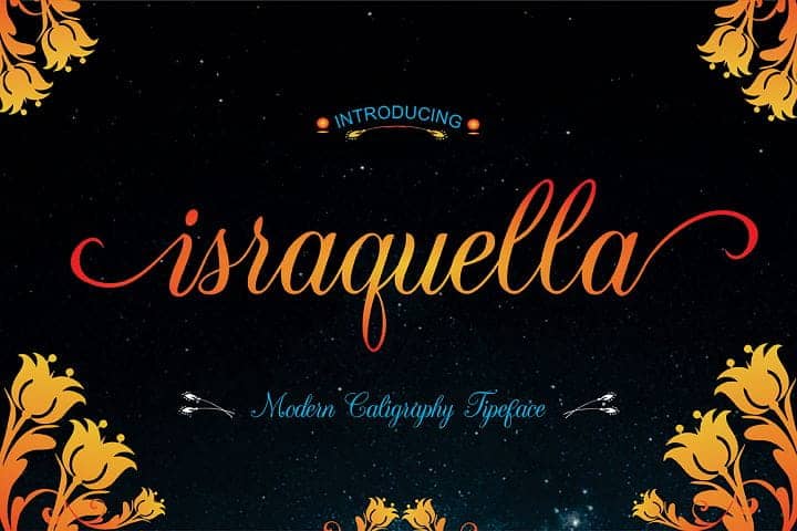 Israquella Script Font