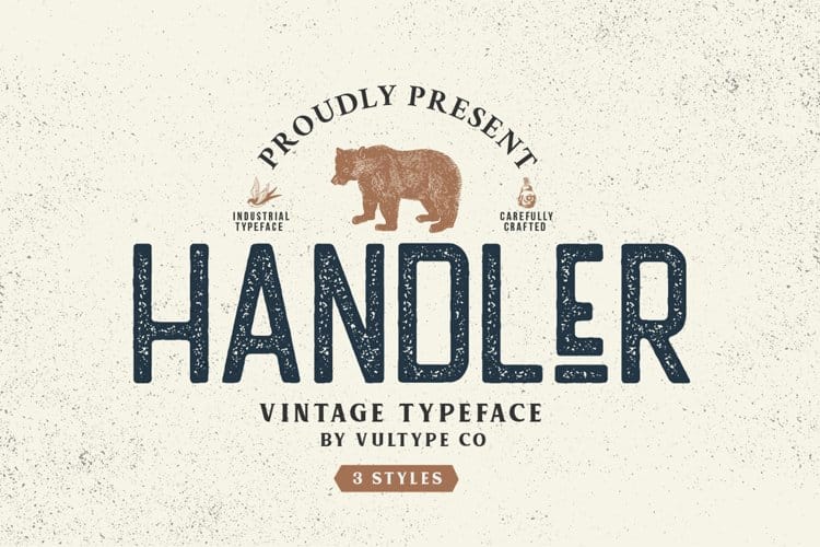HANDLER - VINTAGE SANS SERIF