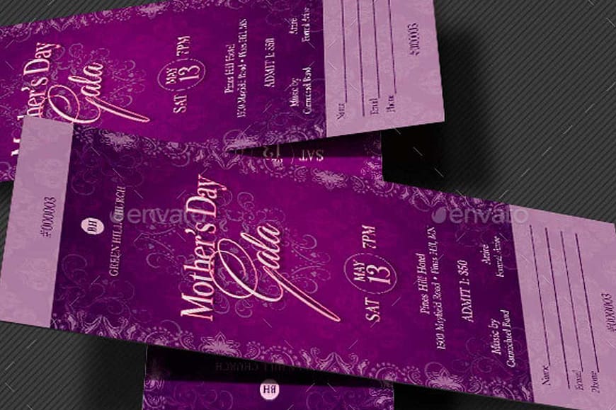 Lavender Mothers Day Gala Ticket