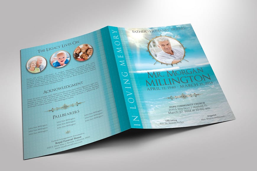 Oceanic Funeral Program